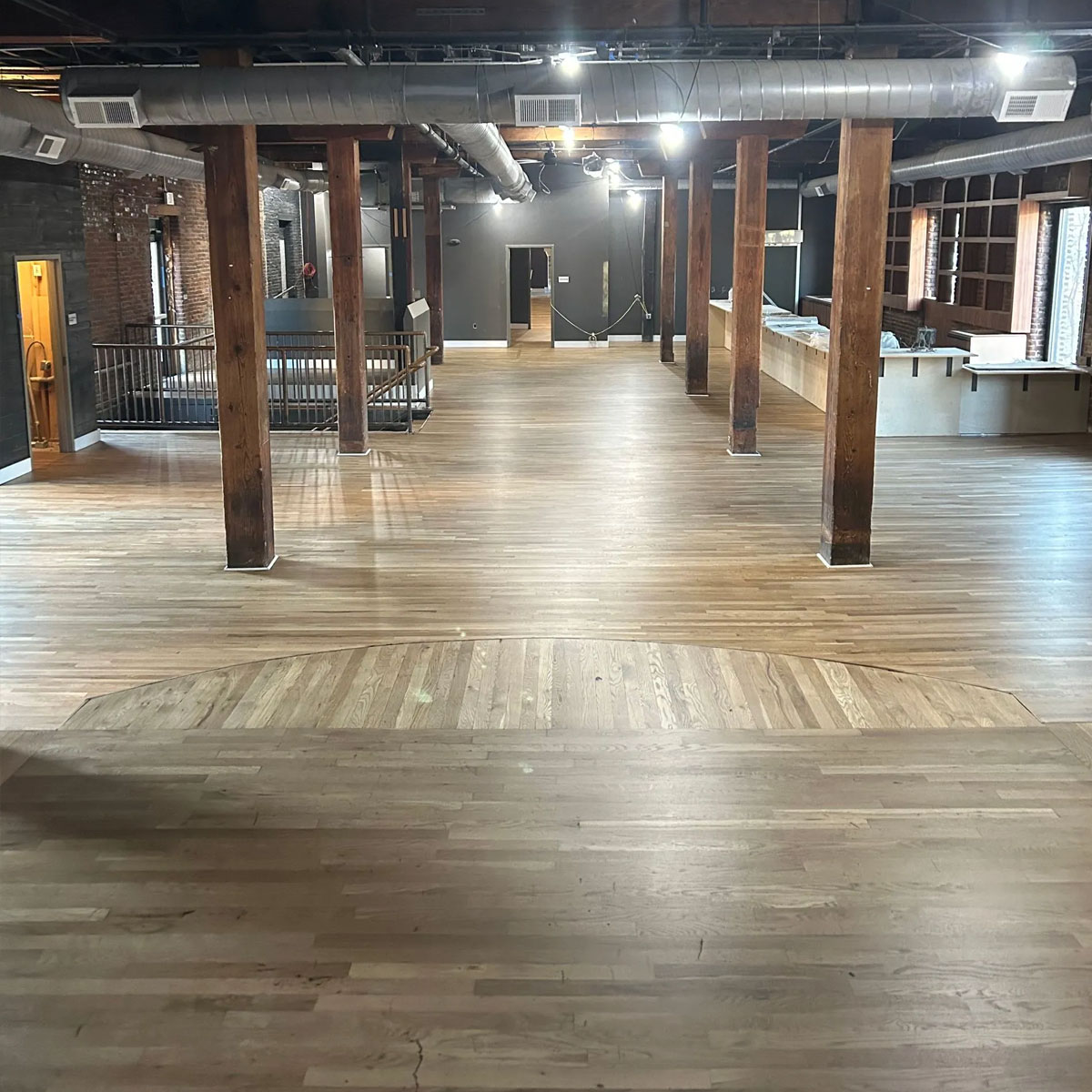 Cannery Hardwood Flooring Nashville from stage