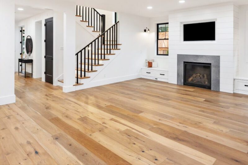 Matte and satin finish hardwood floors