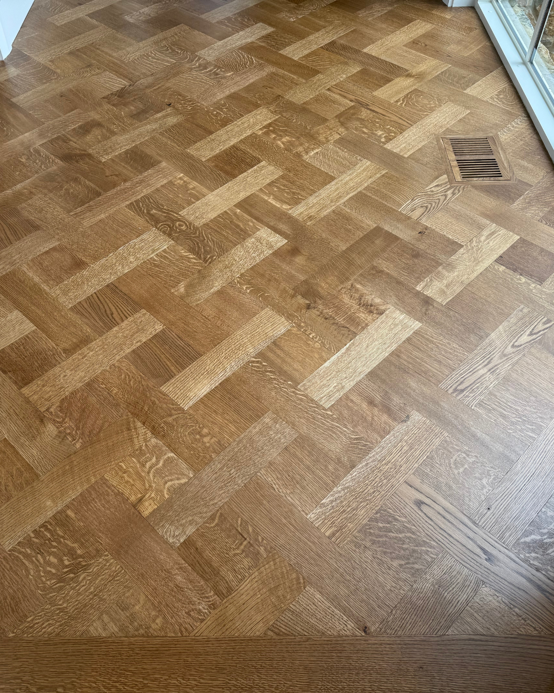 Basket Weave wood floor pattern