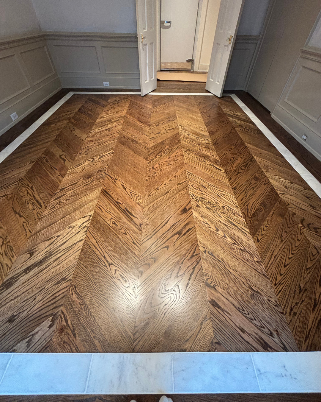 Chevron pattern for Nashville Flooring